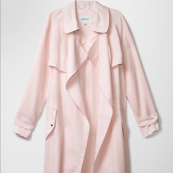 Babaton Jackets & Blazers - Babaton Aritzia Lawson trench - baby pink